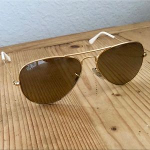 Ray Ban Small Original 55MM Gold Aviators